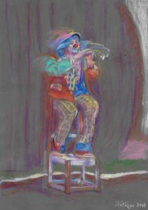 Voir le détail de cette oeuvre: Le clown trompettiste