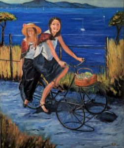 Voir le détail de cette oeuvre: Sur le chemin qui longe la mer