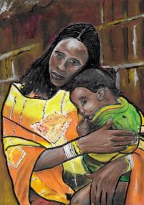 Voir le détail de cette oeuvre: Femme et son enfant