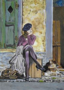 Voir le détail de cette oeuvre: Le départ