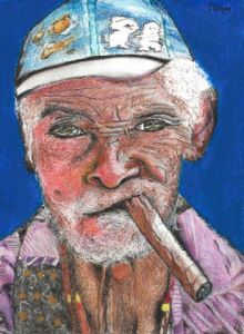 Voir le détail de cette oeuvre: Visage d'homme au gros cigare