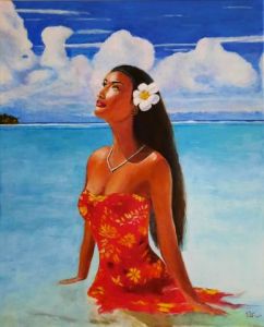 Voir le détail de cette oeuvre: Beauté polynésienne