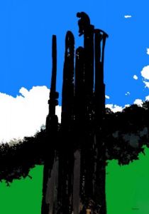 Voir le détail de cette oeuvre: Un type perché