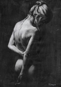 Voir le détail de cette oeuvre: Nu en noir et blanc