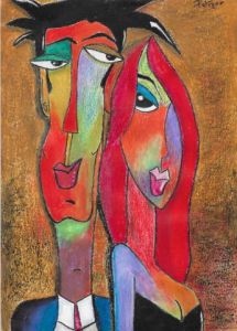 Voir le détail de cette oeuvre: Couple haut en couleur