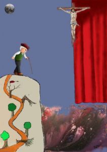 Voir le détail de cette oeuvre: Au bout du chemin sur terre