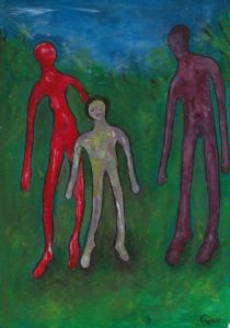 Voir le détail de cette oeuvre: Ils  sortent d'où ces acrobates